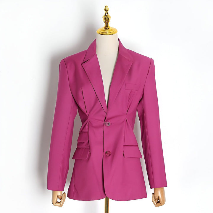Veste kimono rose vif pour femme, élégante et moderne, disponible dans notre collection. Parfaite pour un look unique et tendance.