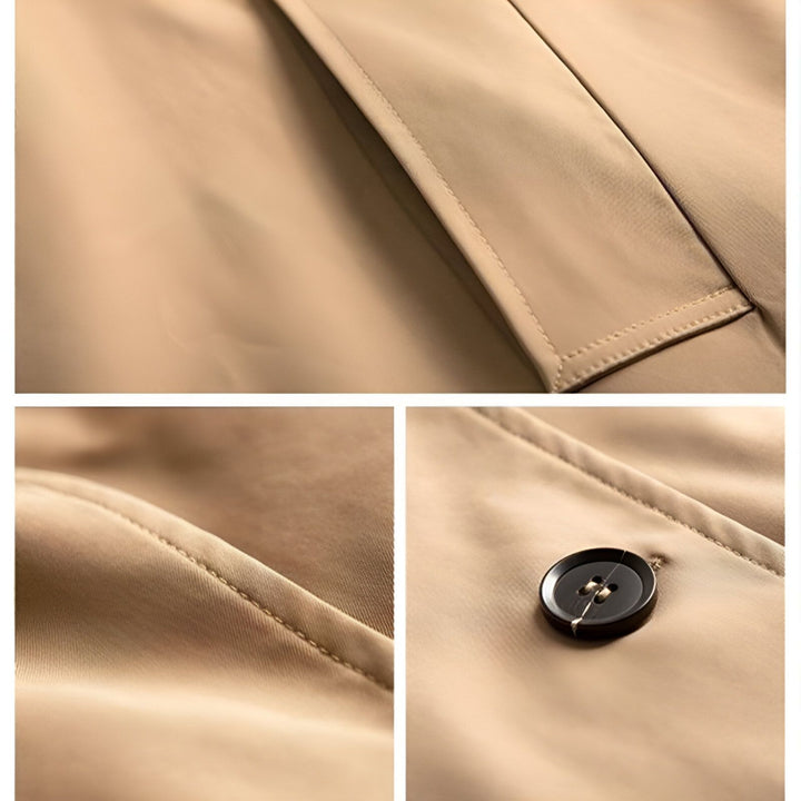 Détail de kimono : poche, revers et bouton. Focus sur la qualité de nos kimonos. Découvrez nos collections uniques !